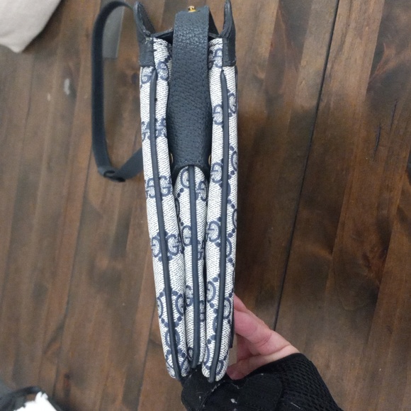 Authentic Vintage Gucci GG Monogram Supreme Sherry Web Ophidia Accordion Bag - Picture 6 of 10